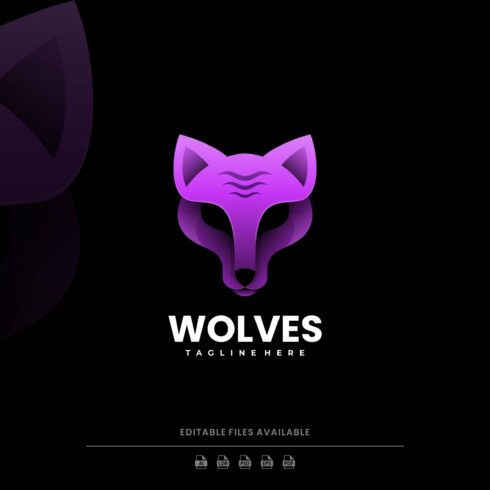 Wolf Head Gradient Logo cover image.
