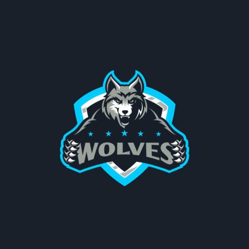 Wolf Esport Logo Design cover image.