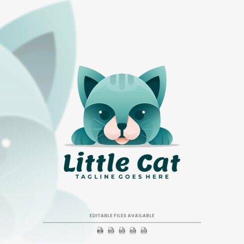 Little Cat Gradient Logo cover image.