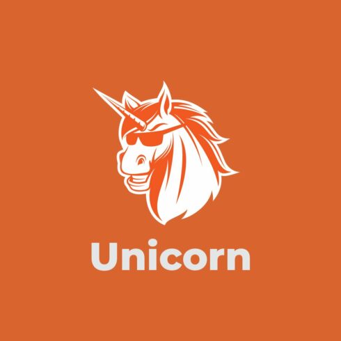 Cool Unicorn Mascot Logo cover image.