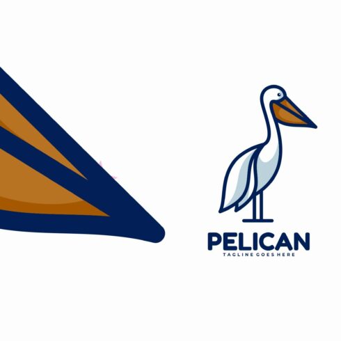 Pelican Mascot Cartoon Logo cover image.