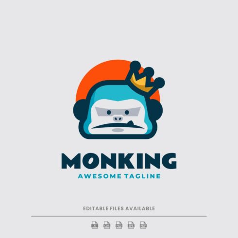 Monkey Mascot Cartoon Logo cover image.