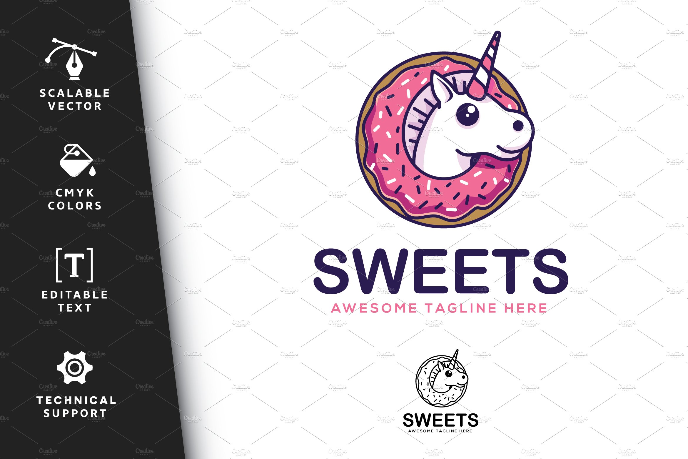 Sweets Logo cover image.