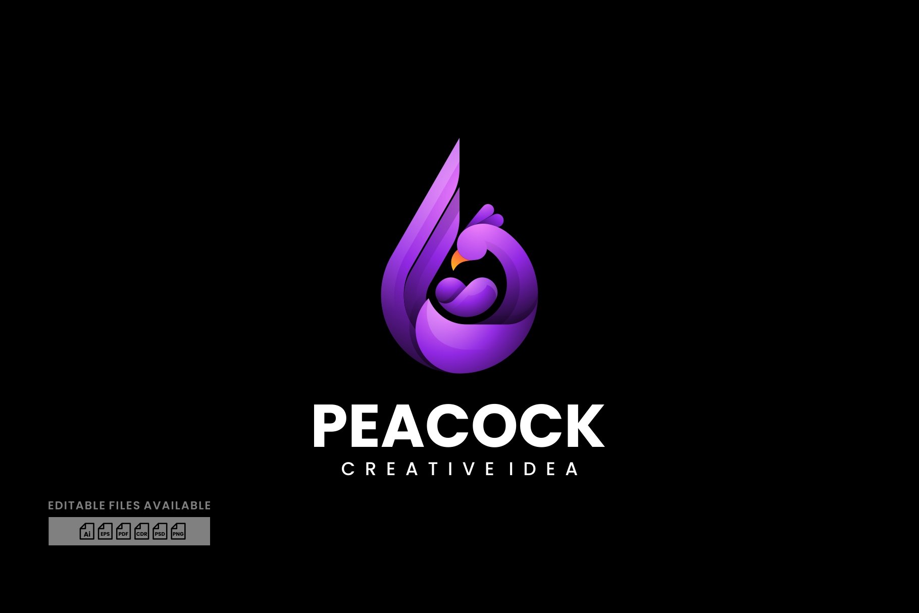 Peacock Colorful Logo cover image.