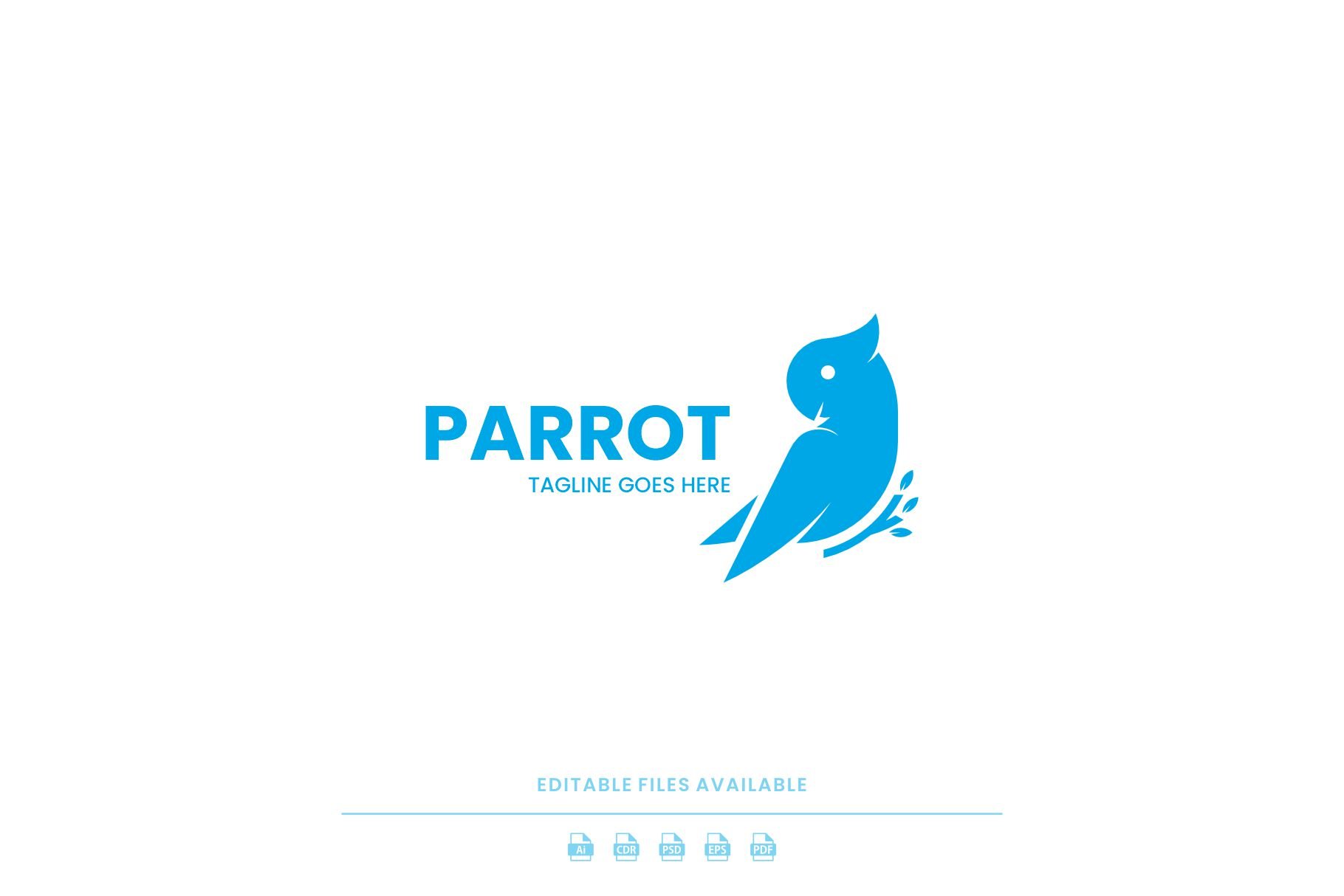 Parrot Simple Logo cover image.