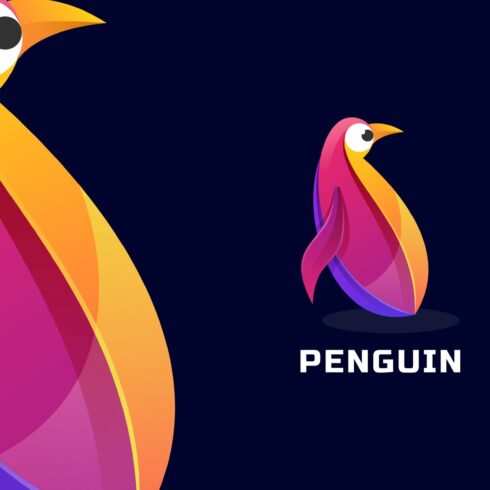 Penguin Gradient Colorful Logo cover image.