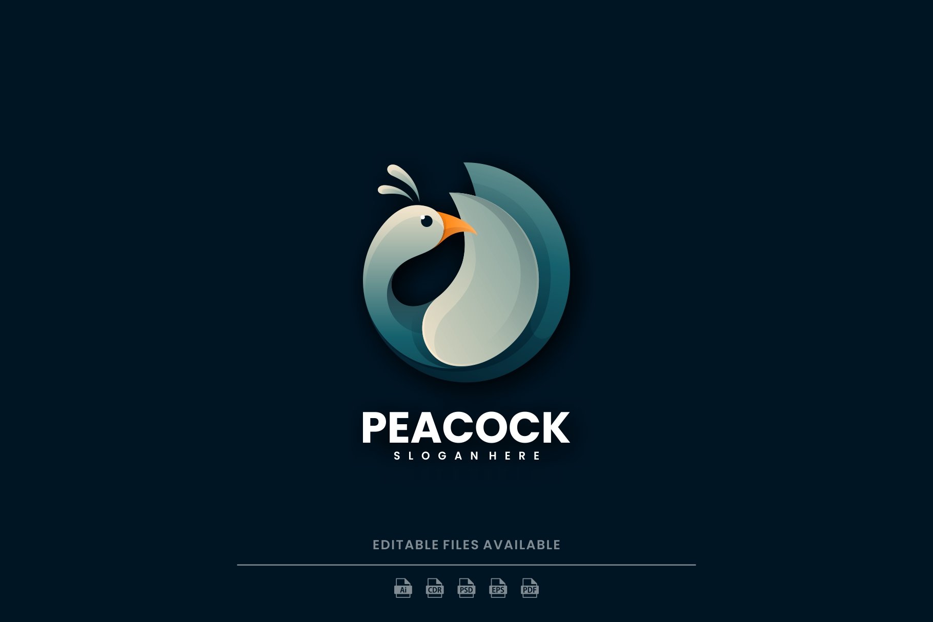 Peacock Gradient Logo cover image.