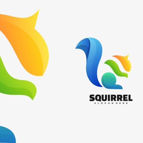 Squirrel Gradient Colorful Logo cover image.