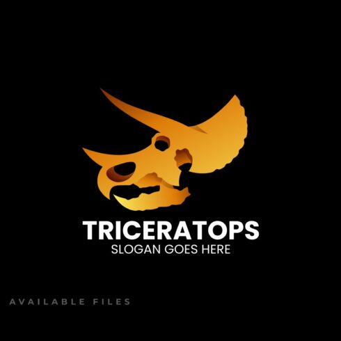 Triceratops Colorful Logo cover image.