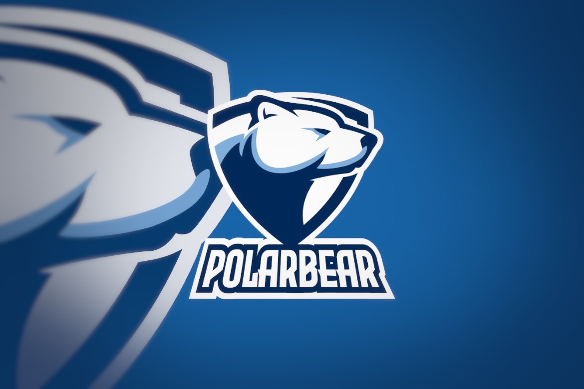 Polar Bear Sport Logo- Editable Text cover image.