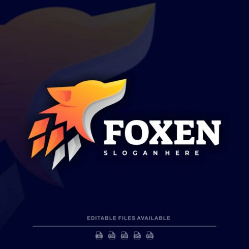Fox Gradient Colorful Logo cover image.