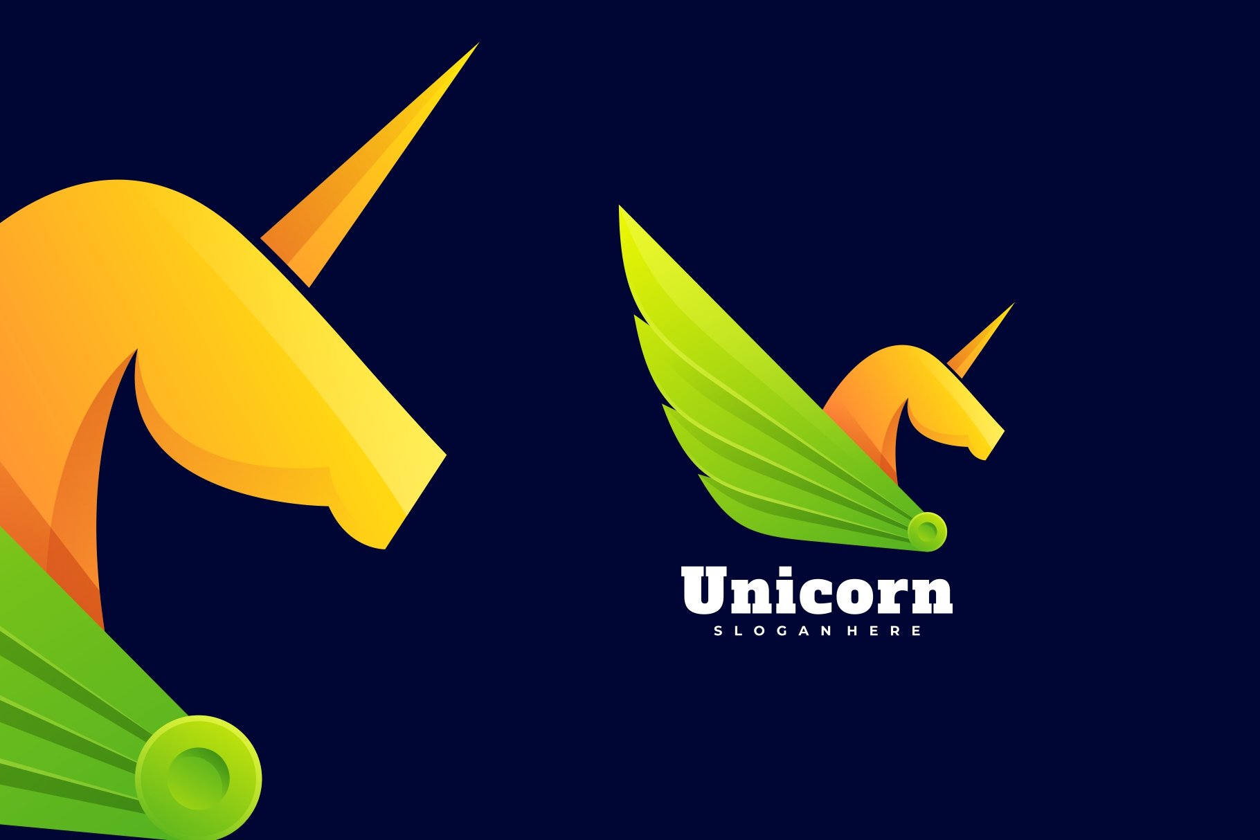 Unicorn Gradient Colorful Logo cover image.