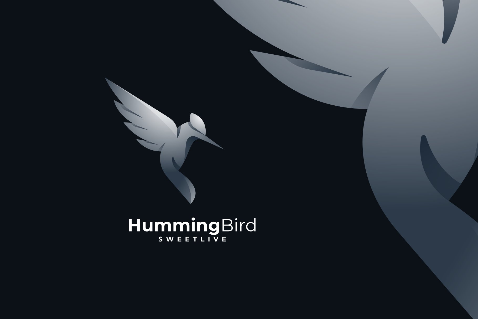 Humming Bird Gradient Logo cover image.