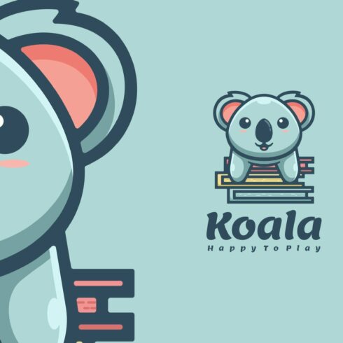 Koala Cartoon Logo cover image.