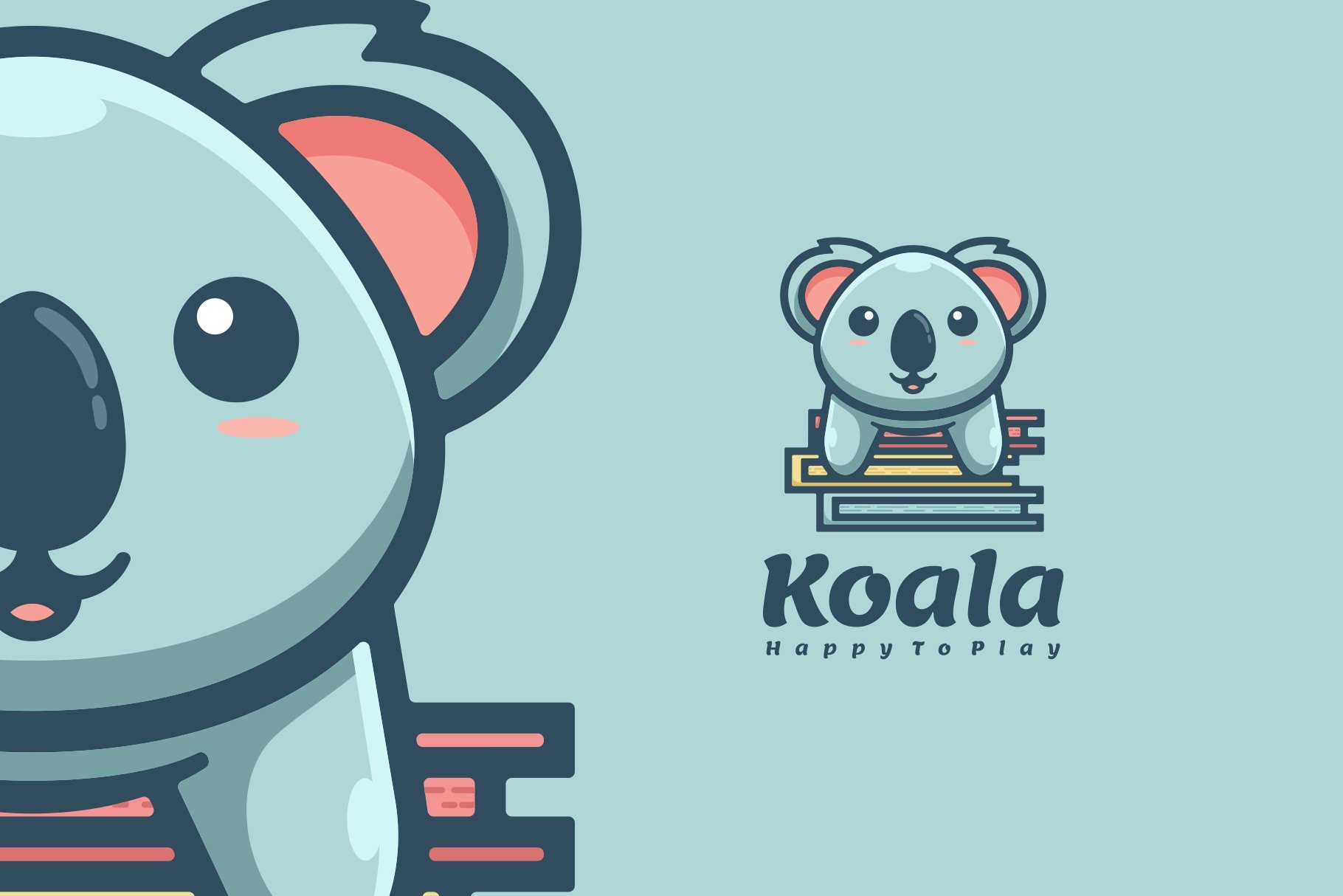 Koala Cartoon Logo cover image.