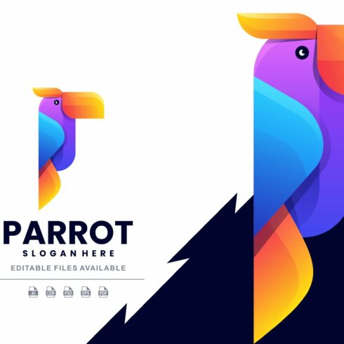 Parrot Colorful Logo cover image.