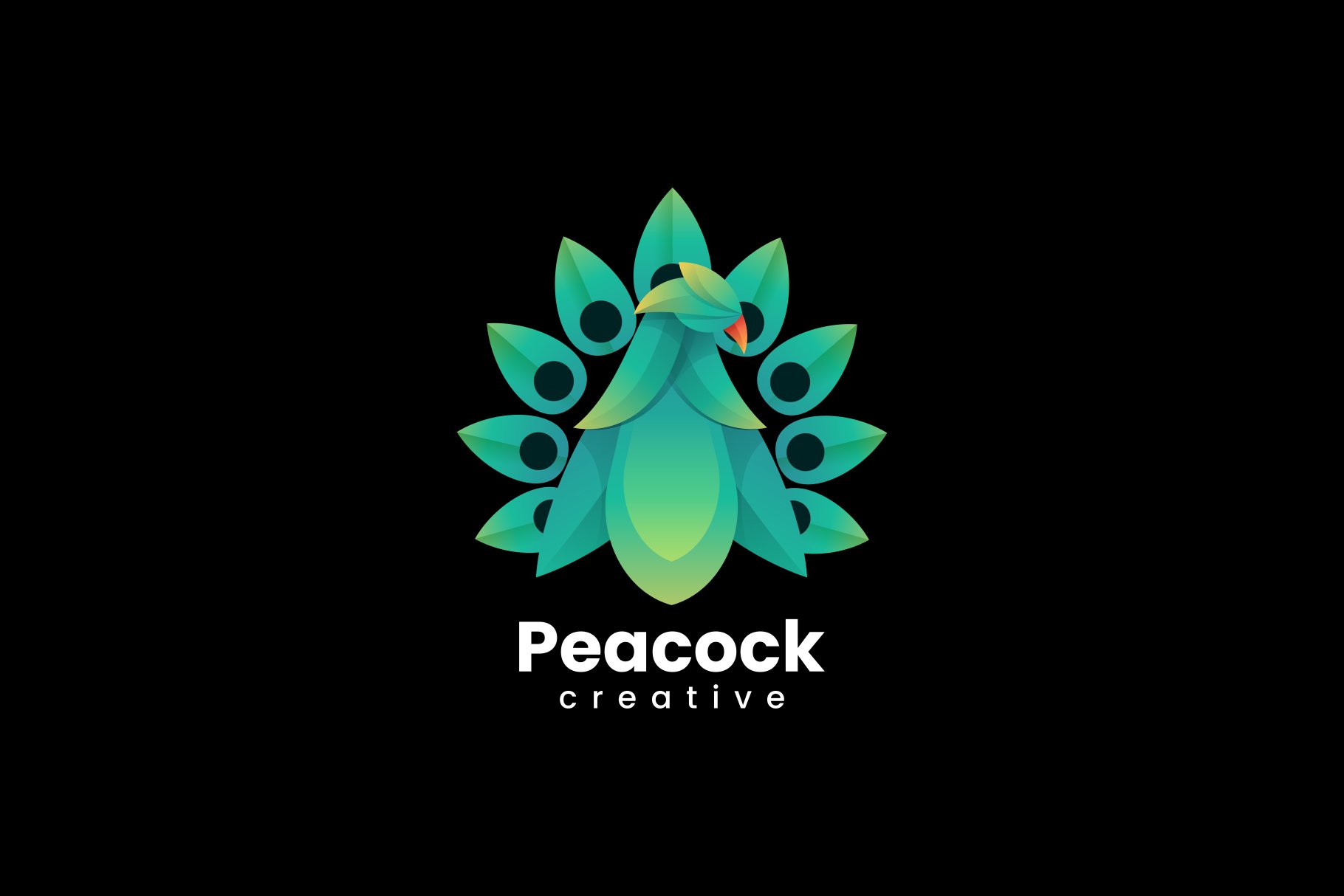 Peacock Gradient Logo cover image.