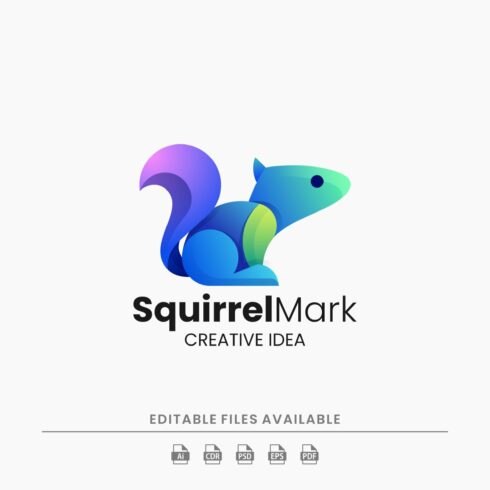 Squirrel Gradient Colorful Logo cover image.