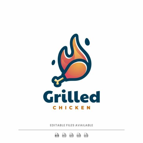 Grilled Chicken Mascot Logo cover image.