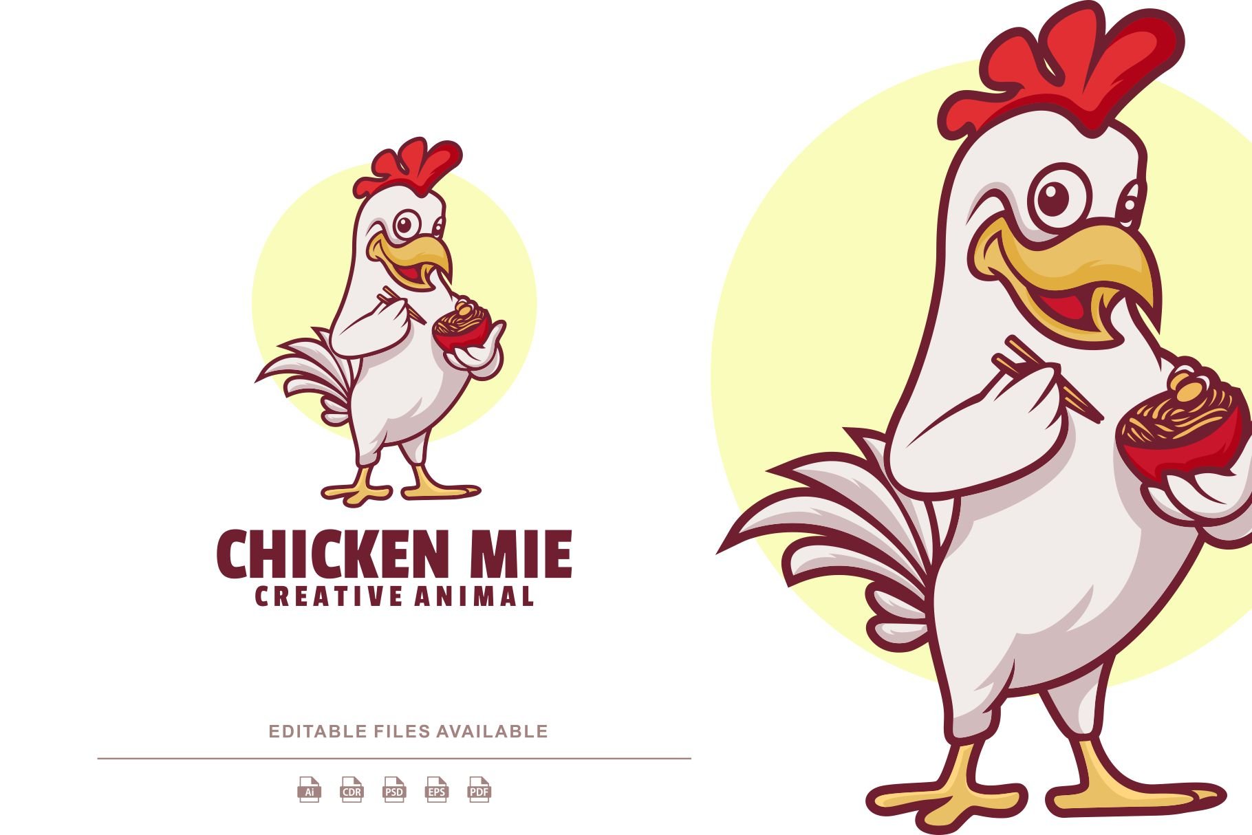 Chicken Cartoon Logo cover image.