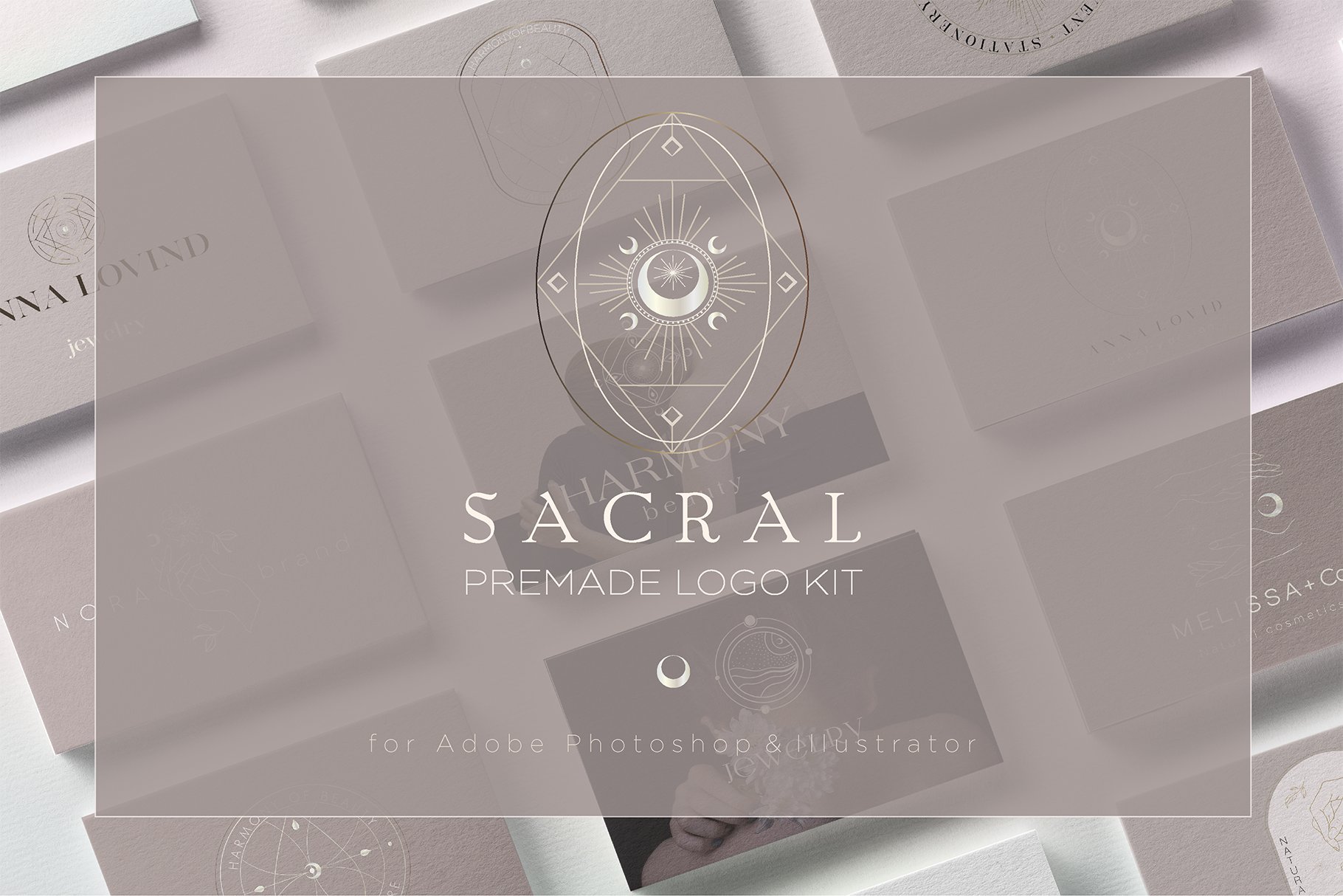 Sacral- Brand Kit cover image.