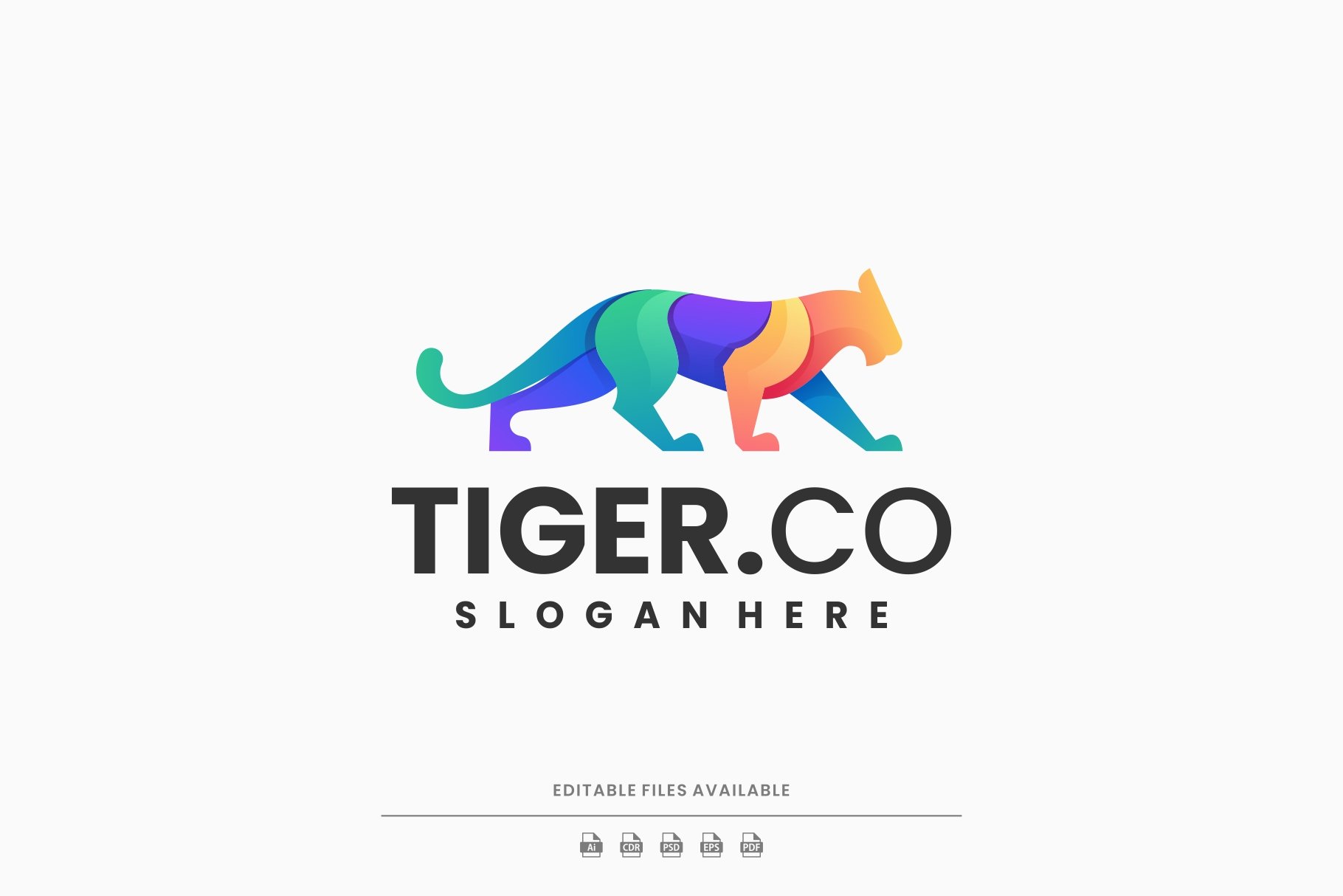 Tiger Colorful Logo cover image.