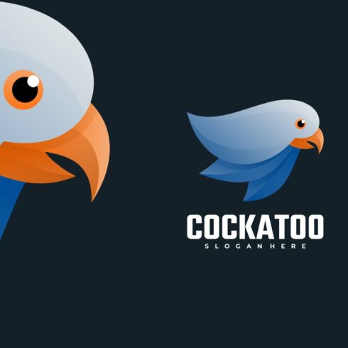 Cockatoo Gradient Colorful Logo cover image.