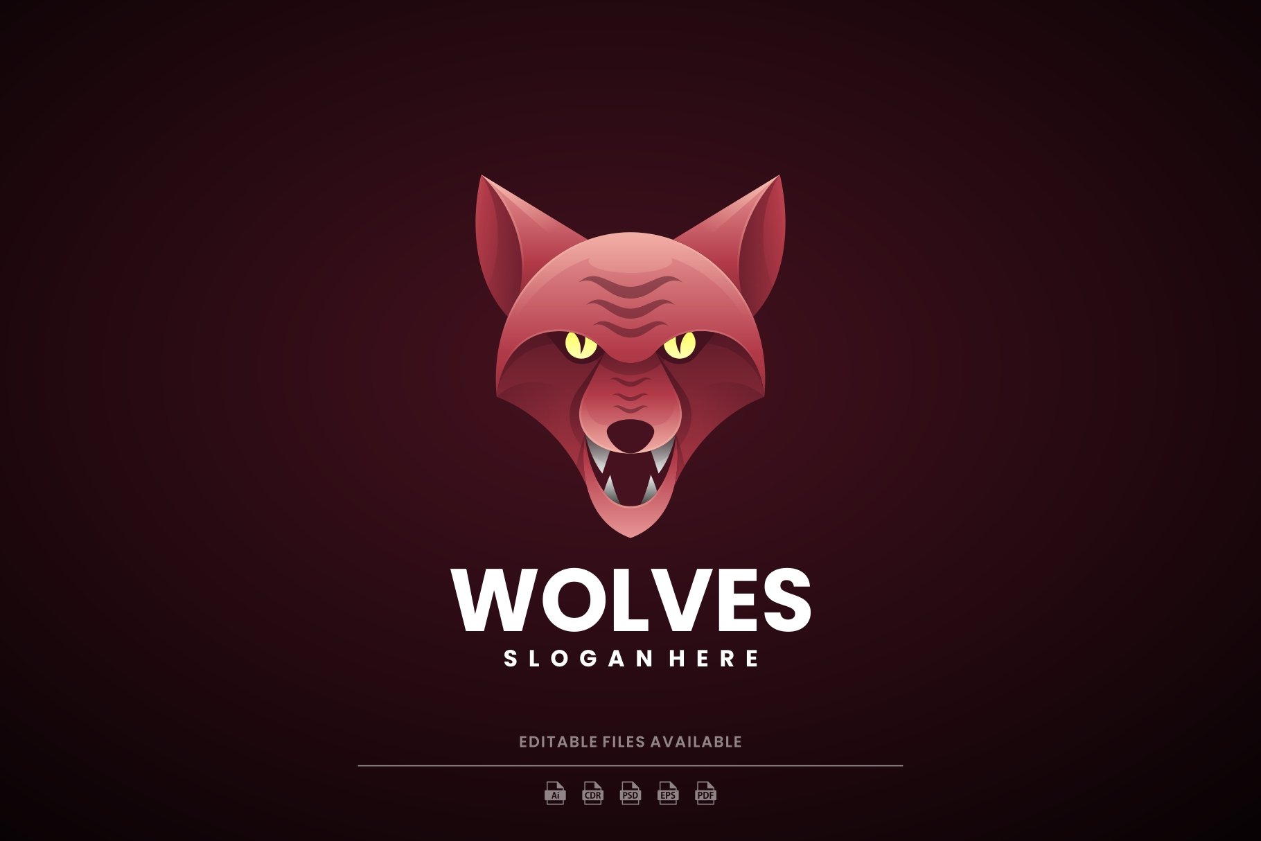 Wolves Gradient Logo cover image.