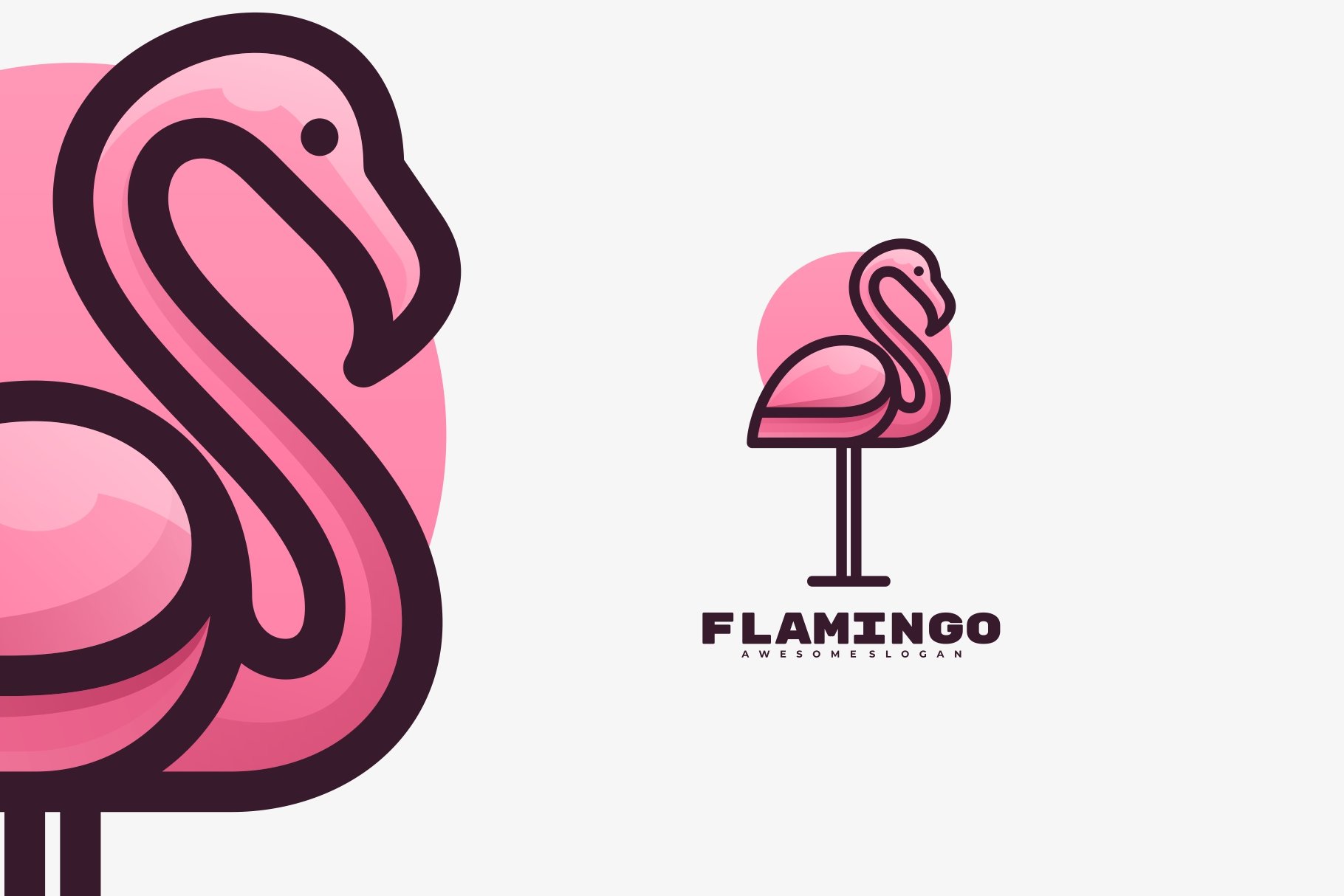 Flamingo Gradient Logo cover image.