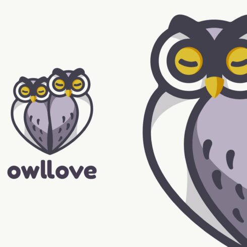 Owl Cartoon Logo cover image.