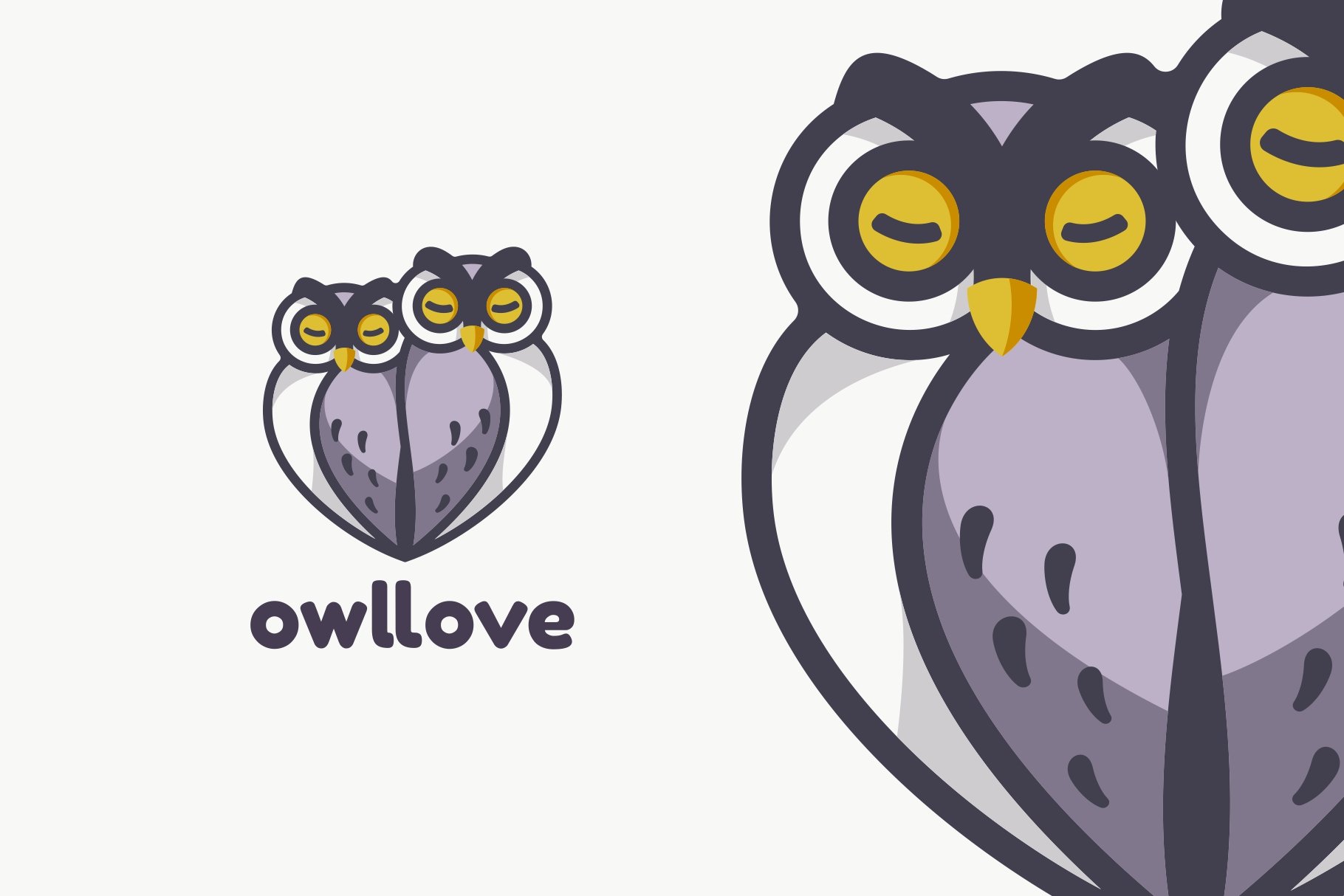 Owl Cartoon Logo cover image.