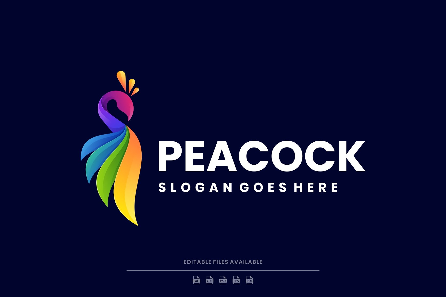 Peacock Colorful Logo cover image.