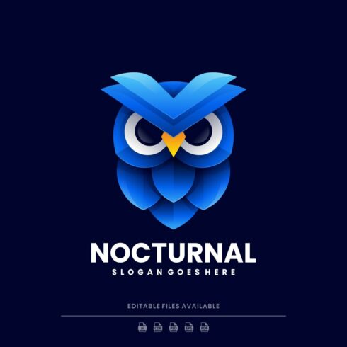 Nocturnal Owl Colorful Logo cover image.