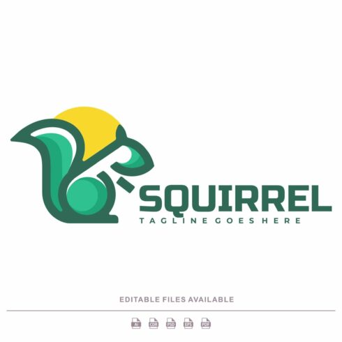 Squirrel Color Mascot Logo cover image.