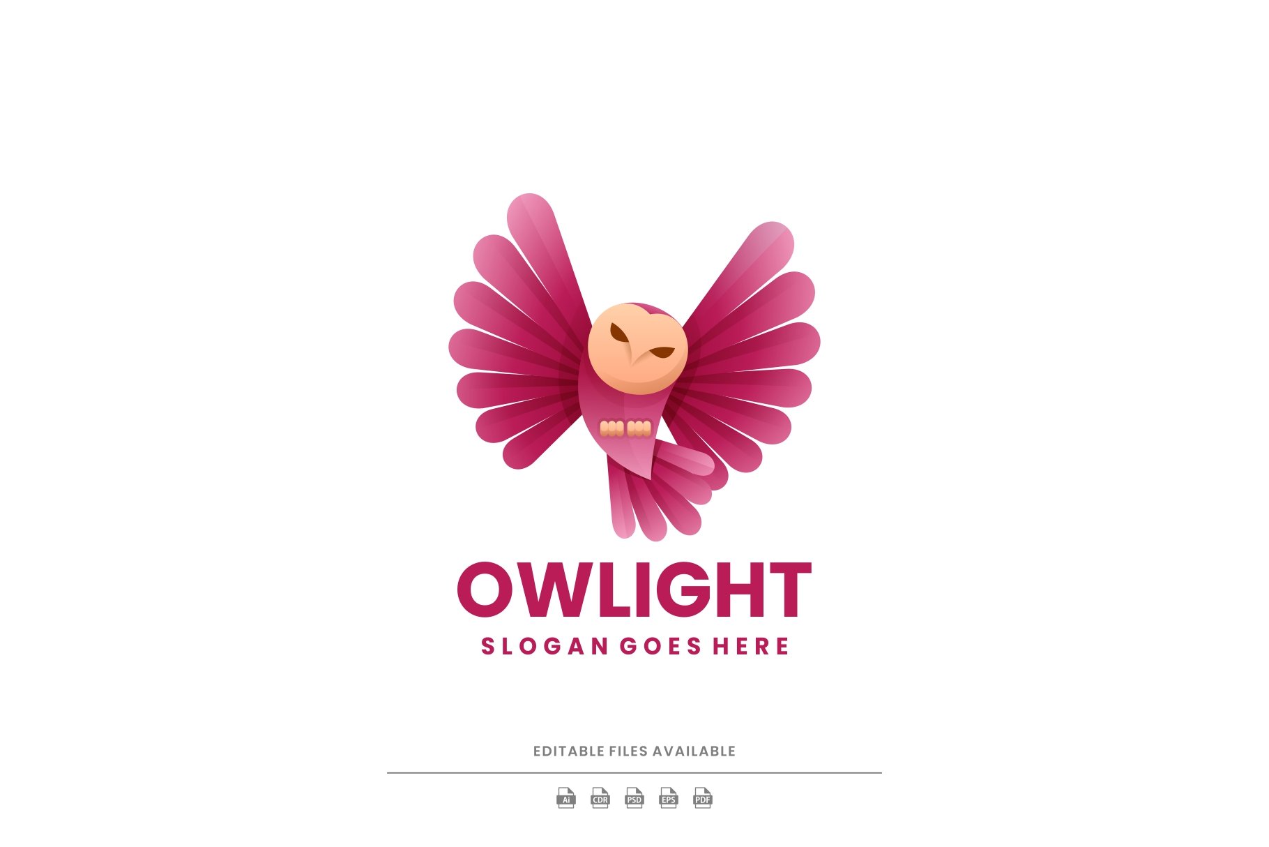 Owl Light Gradient Logo cover image.