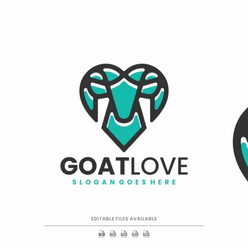 Goat Love Simple Logo cover image.