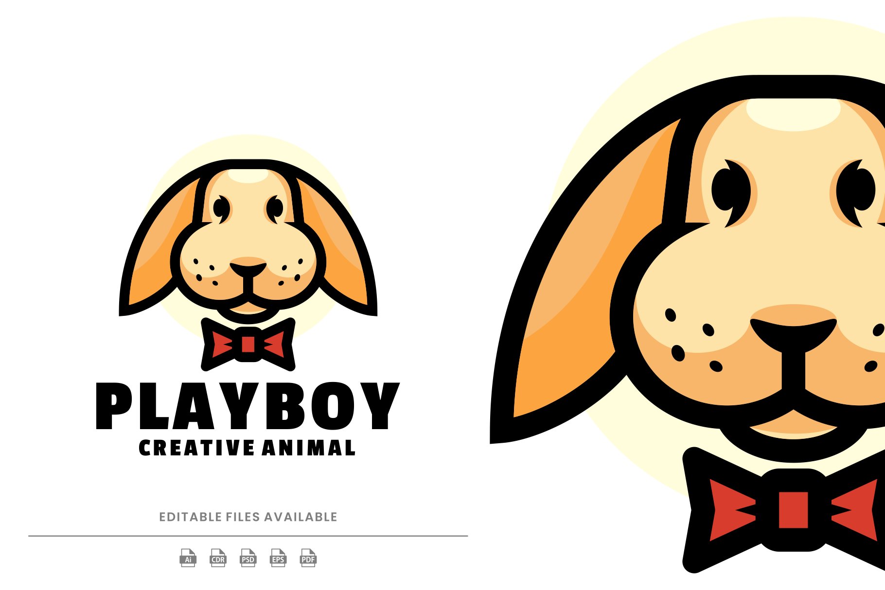 Rabbit Cartoon Logo cover image.