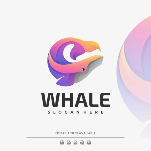 Whale Gradient Colorful Logo cover image.