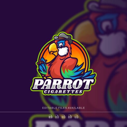 Parrot Cigarette Mascot Logo cover image.