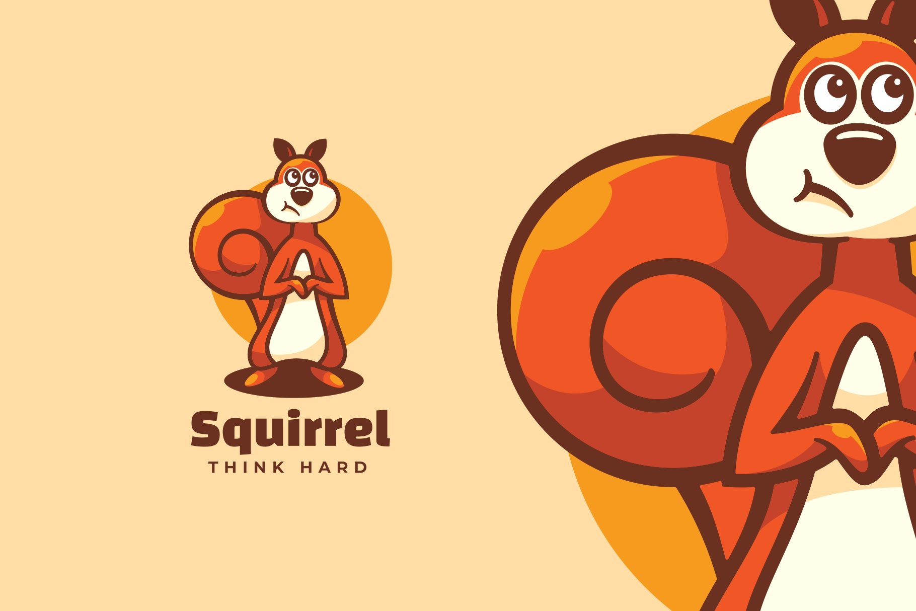 Squirrel Cartoon Logo cover image.