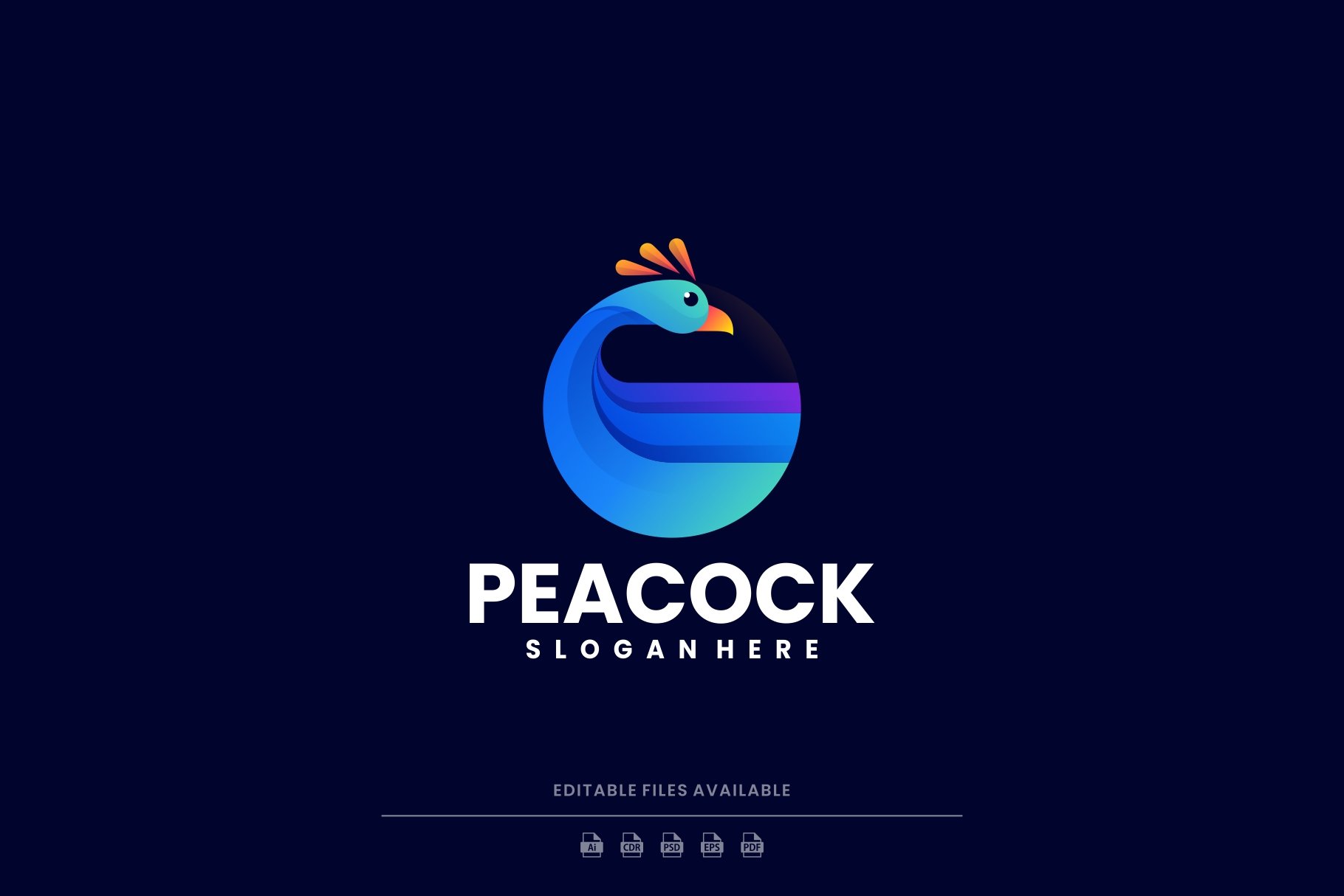 Peacock Colorful Logo cover image.