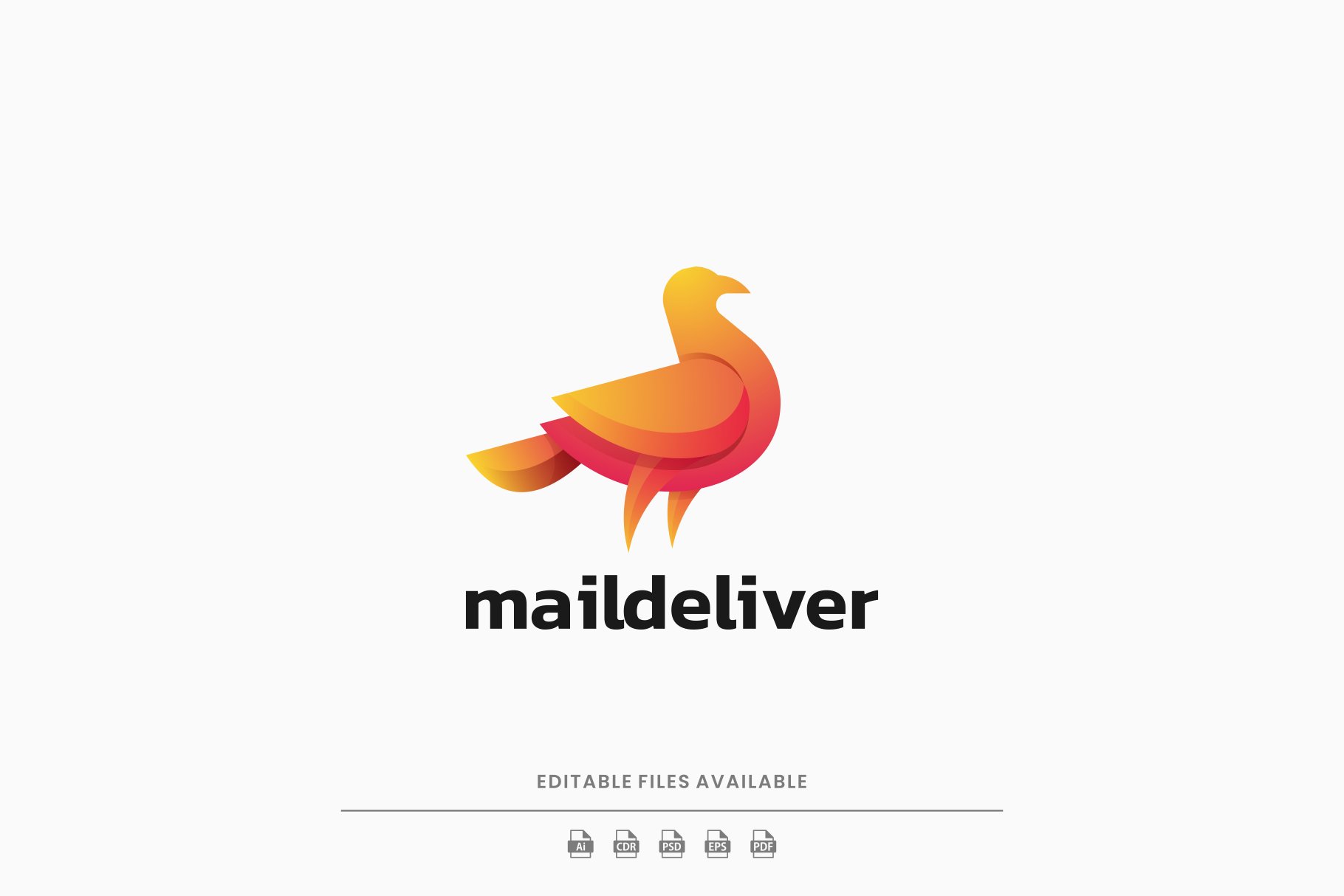 Pigeon Maildeliver Gradient Logo cover image.