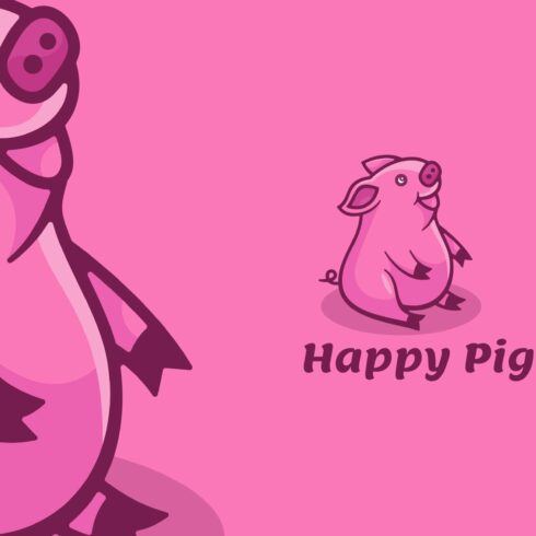 Pig Cartoon Logo cover image.