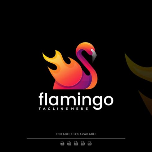 Flamingo Gradient Colorful Logo cover image.
