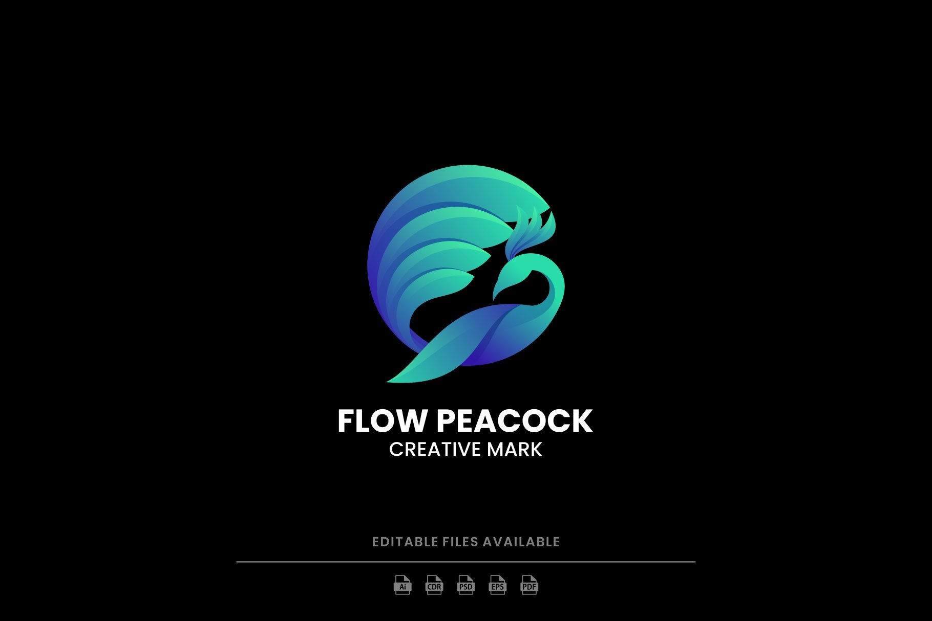 Peacock Gradient Logo cover image.