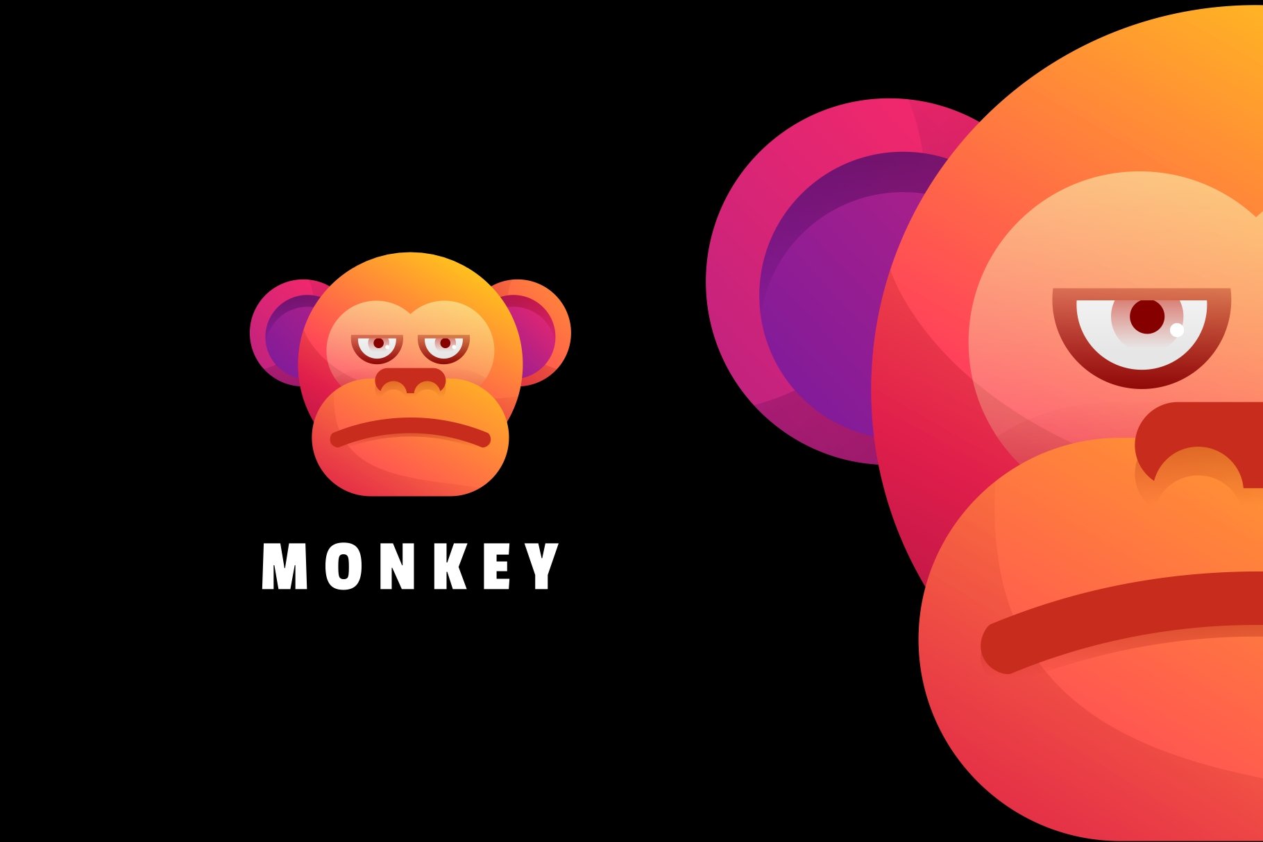 Monkey Gradient Logo cover image.