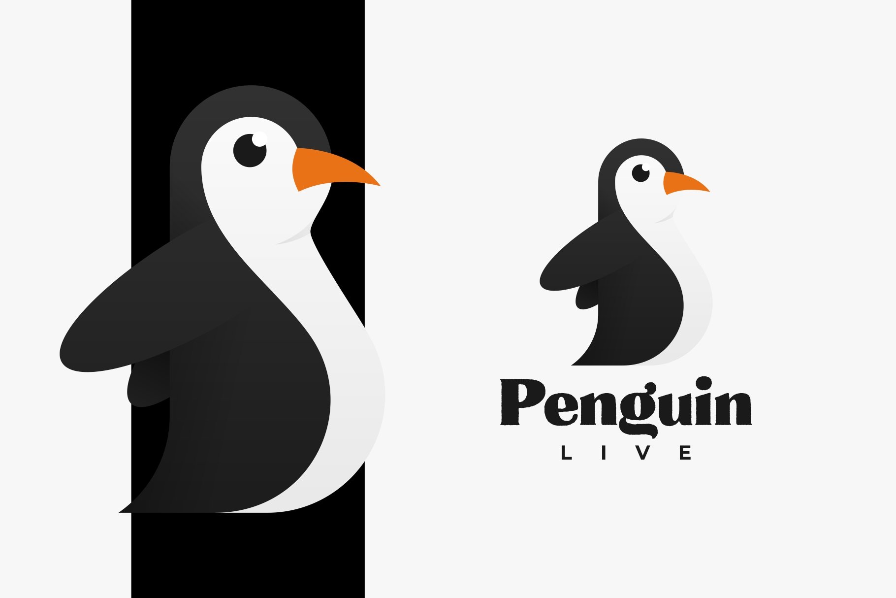 Penguin Gradient Logo cover image.