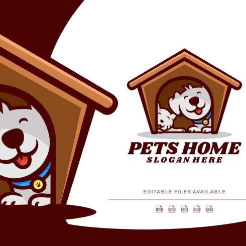 Pets Home Mascot Cartoon Logo cover image.