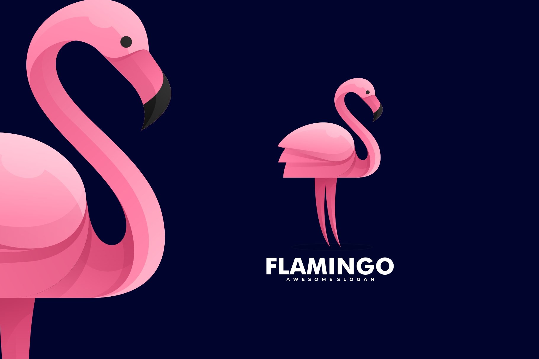 Flamingo Gradient Logo cover image.