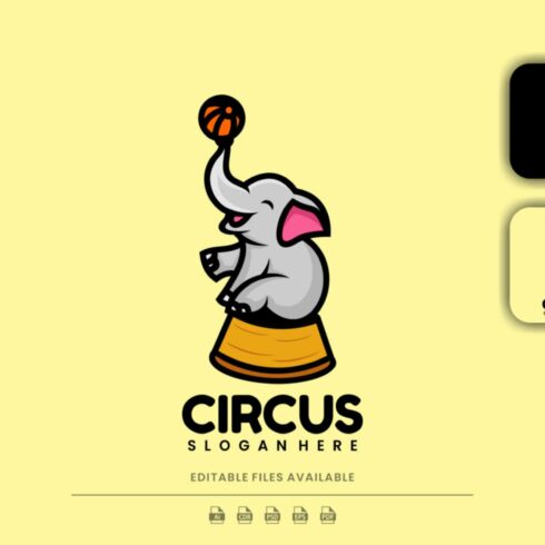 Circus Cartoon Logo cover image.